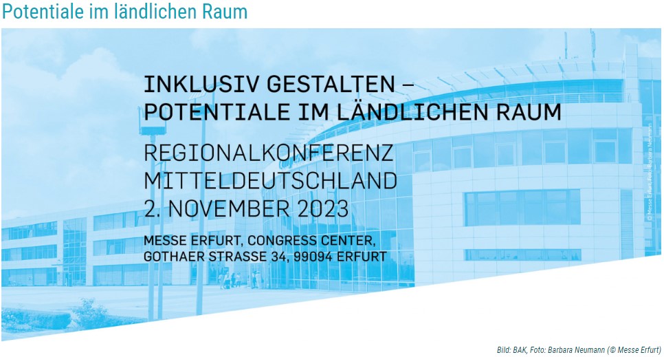 Weiterbildung AKT: Inklusiv gestalten - Potenziale im ländlichen Raum